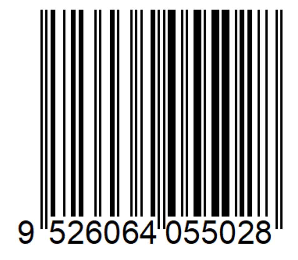 An EAN barcode with the GTIN underneath