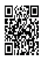 A QR Code stretched vertically