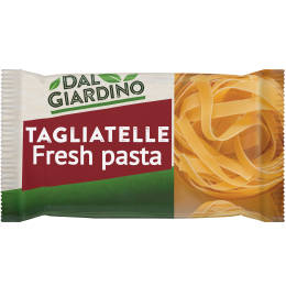 A pack of Dal Giardino tagliatelle. The image is large enough, and the text large enough within it, to be legible. No weight is included, however