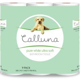 A pack shot of Calluna toilet roll.