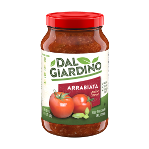 A jar of Dal Giardino pasta sauce. The image is too small for any text to be legible